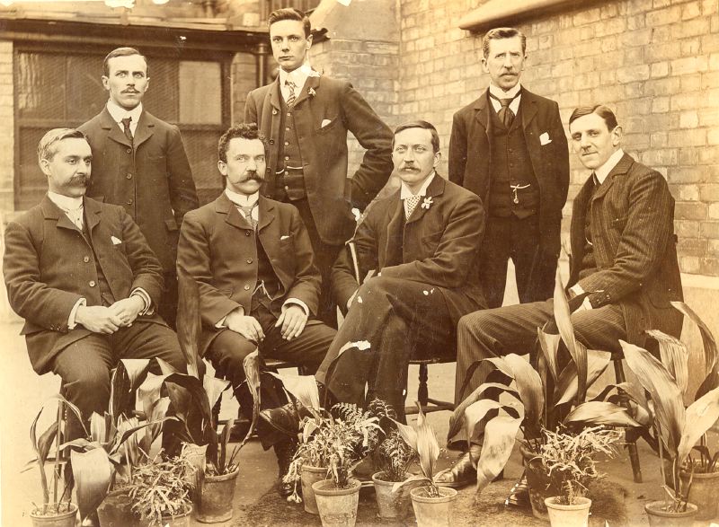 76, St Johns School masters, L-R Snell, Cook, Young, Pearman, Pudden, Champ, Ricketts.jpg